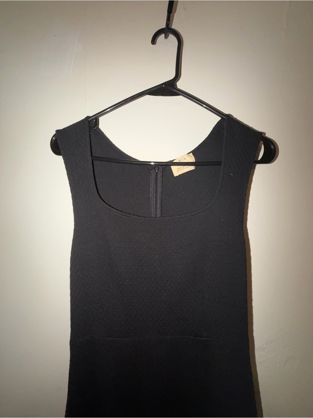 Pins & Needles Black Mini Dress with Scoop Neck
